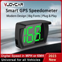 Vjoycar 2023 New GPS HUD Speed Display Digital Speedometer Plug and Play Big Font KMH MPH Car Accessories for All Cars