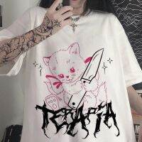 2022 Womens T-shirt Cute Anime Girl Tee Shirt Female Japanese Kawaii Short SleeveT-shirt Vintage Harajuku Streetwear Loose Tops