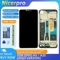 TFT LCD Screen Digitizer Full Assembly with Frame for OPPO A5 / A3s LCD Display Touch Screen Replacement