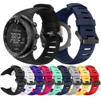 สายนาฬิกาของ Suunto Core นุ่มสายนาฬิกาซิลิโคนสายข้อมือสำหรับเปลี่ยนสายรัดข้อมือสำหรับ Suunto Core สายรัดสมาร์ทวอท์ชคอเรีย