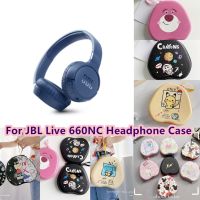 【Discount】 For JBL Live 660NC Headphone Case Trendy Cartoon Series Pikachu for JBL Live 660NC Headset Earpads Storage Bag Casing Box