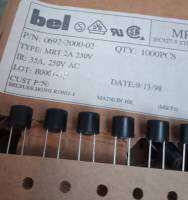 Fuse Bel FuseT2A 250V (แพ็คละ 100ตัว) ฟิวส์กลม T2A 250V ยี่ห้อbel สีดำ ไมโครฟิวส์ ฟิวส์กระบอกกลม FUSE 2Amp ฟิวส์กลมสีดำ #Fuse #ฟิวส์กลม #ฟิวส์