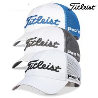 Titleist DESCENNTE PEARLY GATES ANEW FootJoy J.lindeberg MARK Lona¡○ ข้อเสนอพิเศษของแท้ Titleist หมวกกอล์ฟกอล์ฟผู้ชายตาข่ายระบายอากาศหมวกกีฬาหมวกลำลอง