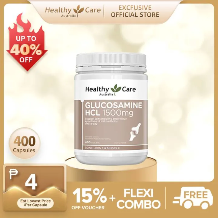 Exp Jul2025 / Healthy Care Glucosamine Hydrochioride HCL for Joint