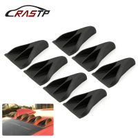 7pcs Universal EVO Style Car Roof Eagle Claw Shark Fins Tails Carbon Fiber Car Roof Eagle Claw Shark Fins Accessories RS-LKT024