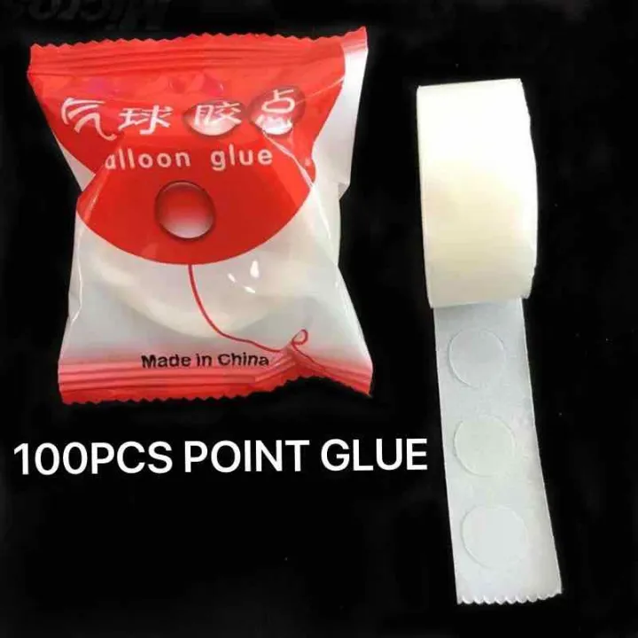 LST traceless double sided adhesive dots balloon glue point (100point Lazada PH