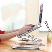 Adjustable Aluminum Laptop Stand For PC Computer Laptop Foldable Tablet Support Notebook Stand TableLaptop Holder Cooling Pad Laptop Stands