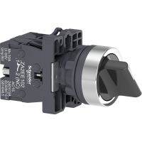 XA2ED25  :  สวิตซ์ซีเลตเตอร์ 2 POS แบบค้าง Ø22mm พลาสติก 1NO 1NC - Schneider Selector Switches by pik2pak.com