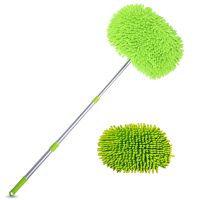 Wash Brush Mop Cleaning Tool with Long Handle Kit for Washing Detailing Cars Chenille Microfiber Sponge Duster