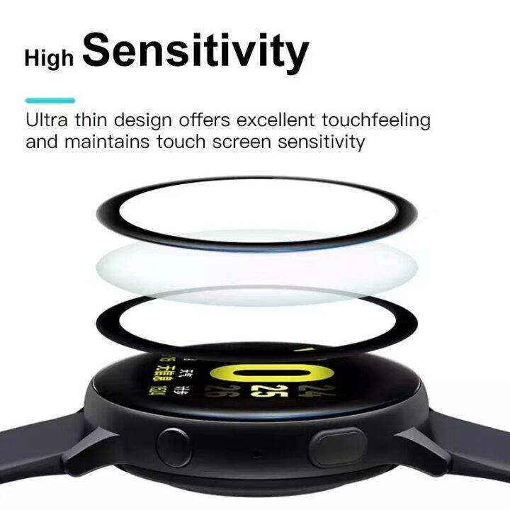 3d-อุปกรณ์ป้องกันหน้าจอกระจกเทมเปอร์พรีเมี่ยมสำหรับ-samsung-galaxy-watch-active-2-40มม-และ44มม-ฟิล์มสมาร์ทวอท์ชแก้ว