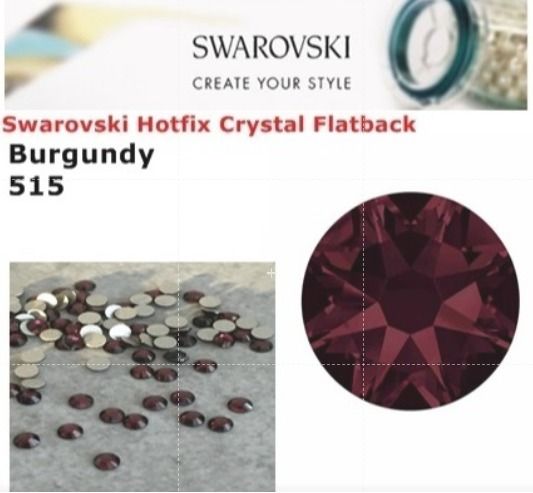 Swarovski Hotfix Crystals Burgundy