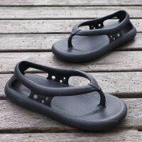 Unisex กลางแจ้งกันลื่น Flip-Flop ป้องกันกลิ่นไม่มีที่ขัดเท้ารองเท้าแตะเหมาะสำหรับการไปชายหาดสวมใส่ด้านข้าง Vujik นาฬิกา JS-029-MY