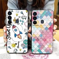 Shockproof Soft Case Phone Case For Tecno POP6 GO TPU Durable New Arrival Anti-knock Fashion Design Cartoon Cover Cute