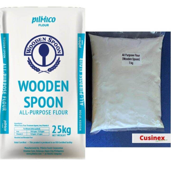 Wooden spoon All purpose Flour 1kg | Lazada PH