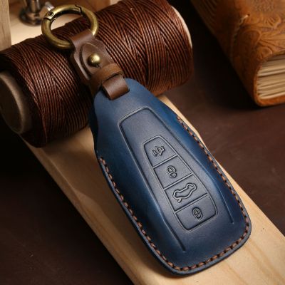 Luxe Autosleutel Case Cover Echt Lederen Sleutelhanger Accessoires Voor Geely Boyue Emgrand Bonjour Afstandsbediening Sleutelhanger Shell Houder Tas
