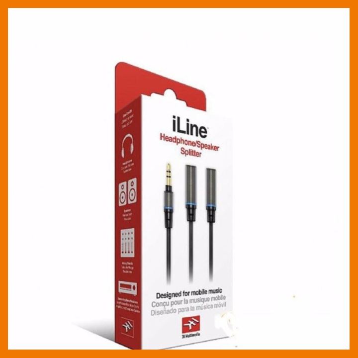 สินค้าขายดี!!! iLine Headphone Spilitter Cable for Mobile Phones and Tablets ที่ชาร์จ แท็บเล็ต ไร้สาย เสียง หูฟัง เคส ลำโพง Wireless Bluetooth โทรศัพท์ USB ปลั๊ก เมาท์ HDMI สายคอมพิวเตอร์