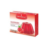 IMPERIAL Raspberry Flavored Gelatin Dessert 100 g. อิมพีเรียล วุ้นเจลาตินสำเร็จรูป กลิ่นราสพ์เบอร์รี่ 100 ก.