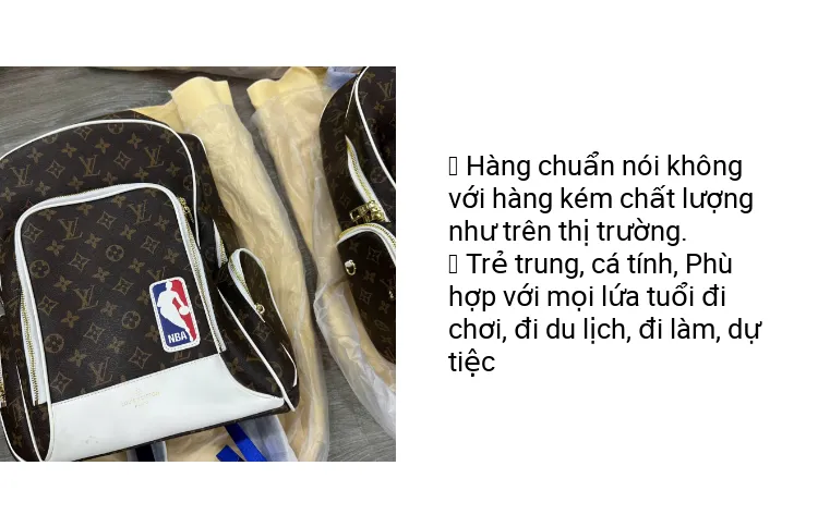 Balo Nam Sơn Tùng Vip L.V NBA - Balo Cao Cấp Chuẩn Hàng vip