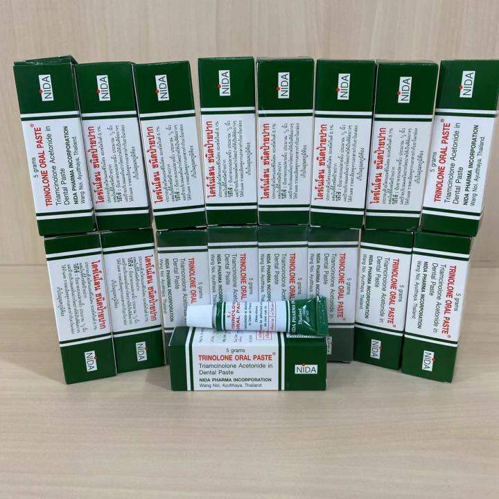 Thuoc Tri Nhiet Mieng Trinolone Oral Paste Thailan 5g | Lazada
