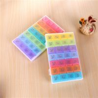 28 Grid 7 Days Weekly Pill Box Medicine Tablet Dispenser Pillbox Case Health Care Container Organizer Travel Divider Pill Box Medicine  First Aid Stor