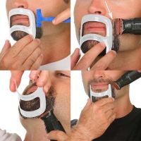 【CC】 1pc Hairbrush Symmetric Cut Mustache Beard Styling Template Shaving Shave Tools