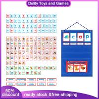 Dolity Word Building แผนภูมิคำ Phonics เกมสำหรับเด็กการเรียนรู้ในห้องเรียน