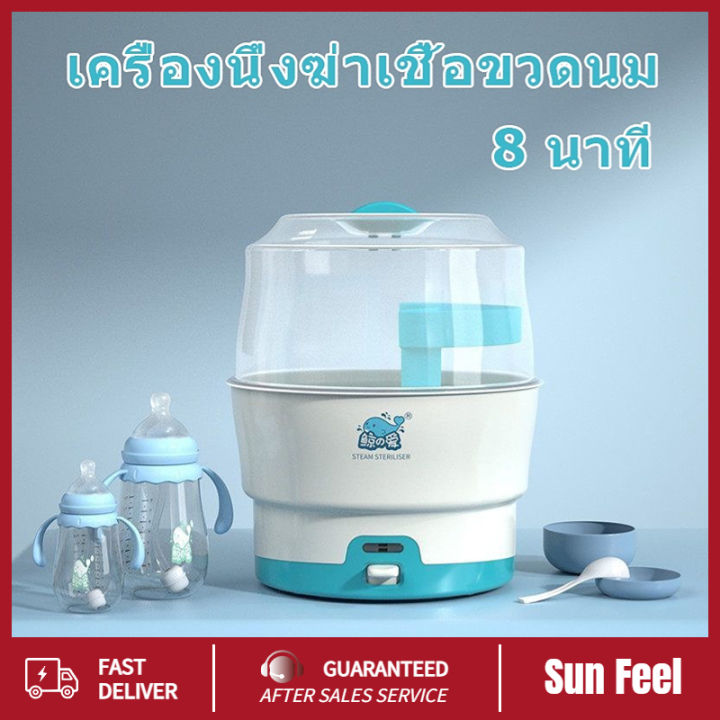 เครื่องนึ่งฆ่าเชื้อขวดนม-ความจุขนาดใหญ่สามารถใส่ขวดนมได้-6-ขวด-ที่นึ่งขวดนมที่นึ่งขวดนมที่นึ่งขวดนมธรรมชาติที่นึ่งขวดนม