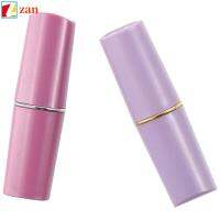 ZAN 2Pcs พลาสติกทำจากพลาสติก ซ่อน-A-สำรอง-คีย์ แรนด์สี รูปร่างลิปสติก กล่องเก็บกุญแจ การรักษาความปลอดภัยความปลอดภัย กล่องใส่ยา กิจกรรมกลางแจ้งกลางแจ้ง