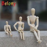 Belony Sketching ศิลปิน Movable แขนขาชายหุ่นไม้ตุ๊กตาโมเดลของเล่น Sketch Mannequin Puppet