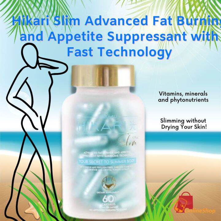 TOP SELLING Hikari Slim Advanced Fat Burner and Appetite Suppressant 60