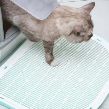Good Night Tiger Water Resistant & Nonslip Cat Litter Box Mat