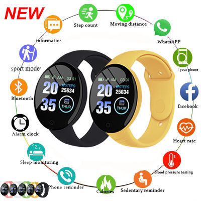 Macaron D18สมาร์ทนาฬิกาผู้ชายกันน้ำ Smartwatch ผู้หญิงเด็กเครื่องวัดความดันโลหิตฟิตเนส Tracker นาฬิกากีฬาสำหรับ Android IOS