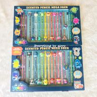 เซตดินสอสี Smiggle Lil Scents Crazy Critters Scented Pencil Mega Pack X21 ??