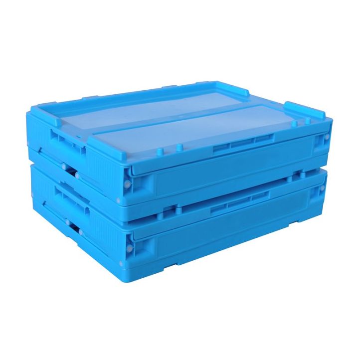 โปรเดือนนี้-กล่องลัง-กล่องพับได้-กล่องใส่ของ-พับได้-มีฝาsafety-box66-ลิตร-กล่องลังพลาสติกพับได้-กล่อง-ตะกร้า-สีน้ำเงิน-66-ลิตร-สั่งก่อนได้ก่อน