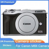 สำหรับ Canon EOS M6 Mark II ป้องกันรอยขีดข่วนกล้องสติ๊กเกอร์เสื้อห่อฟิล์มป้องกันร่างกายป้องกันผิวปก