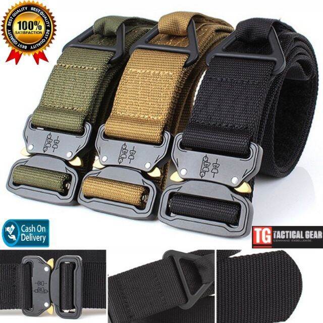 Men's Tactical Cobra Riggers Belt Velcro Nylon Quick Release Military ...