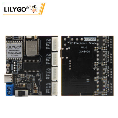 LILYGO®TTGO T-Weigh ESP32 T-Micro32 LoRa SX1262 868Mhz 915Mhz โมดูลไร้สาย4-Group 4-Way HX711รองรับการชั่งน้ำหนักขยาย