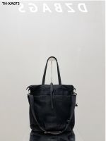 Contracted draw string bag bucket bag single shoulder tote big size male/female computer black