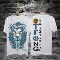 2023 New2023ใหม่เสื้อยืด Triskelion Fratshirt Tau แกมมา Phi TGP 1968เสื้อยืดด้านหน้าและด้านหลังสารพันแบบ