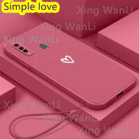 สำหรับ สำหรับเคสโทรศัพท์ Samsung A20S Simple White Love Case โทรศัพท์มือถือป้องกันกรณี