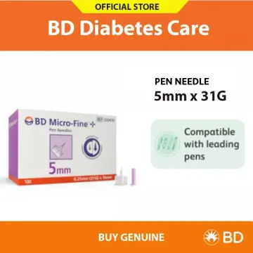 BD Ultra-Fine Micro 6mm x 32G pen needle 100 Count - drugsupplystore.com