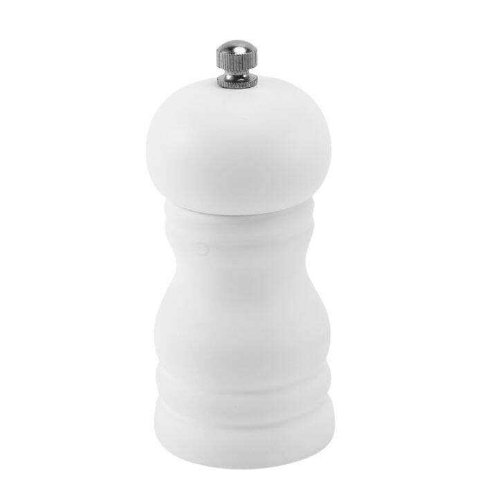 Wood Salt and Pepper Grinder Set Manual Pepper Salt Mill Shaker, Solid Wood with Adjustable