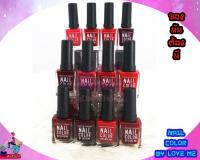 Nail Color  สีทาเล็บ ยาทาเล็บ สวยงาม หลากสีสันเลือกตามใจชอบ 1x12 /กล่อง สีแดงรวม