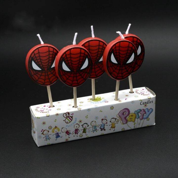 5pcs-lot-spider-man-cake-candles-cake-toppers-party-supplies-kids-birthday-candles-evening-party-decorations