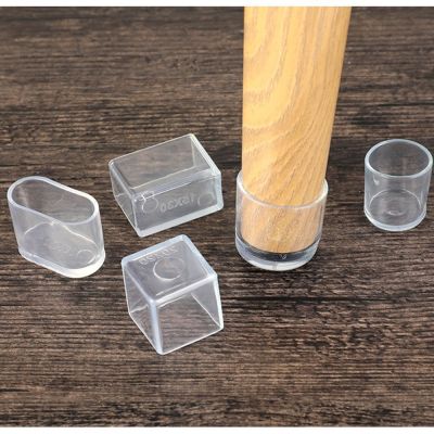 ┅☜ 4pcs Chair Desk Leg Caps Rubber Feet Protector Pads Furniture Table Covers Socks Hole Plugs Dust Cover Furniture Leveling Feet