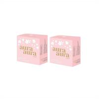 สบู่หน้าเงา Aura Aura Soap PSC  แพ็คเกตใหม่  ขนาด 70 กรัม (2 ก้อน)