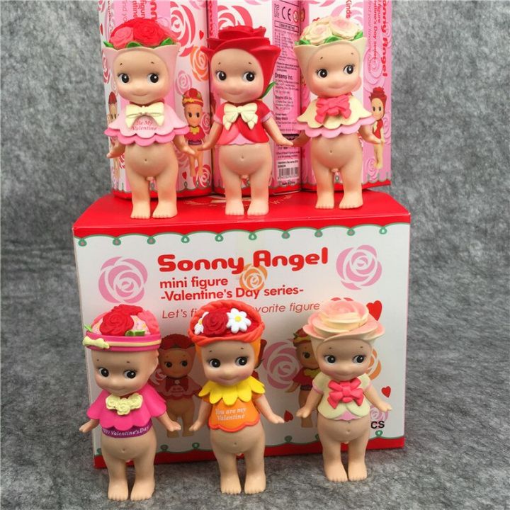 sonny-angel-ชุดกล่องทึบของเล่น-series2วันวาเลนไทน์ขนาดเล็ก6ชิ้นของขวัญของประดับกล่องตกแต่งเค้กสำหรับเด็ก