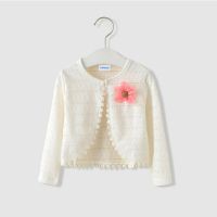 Spring Autumn Baby Knitted Cardigan Sweater Clothes Sweater Coat Long Sleeve Outwear Thin Cotton Cardigan For Girls LZ305