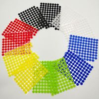 【CW】 10mm Multicolor Adhesive Fastener Tape Dots And Sticker Sided Round Self-Adhesive