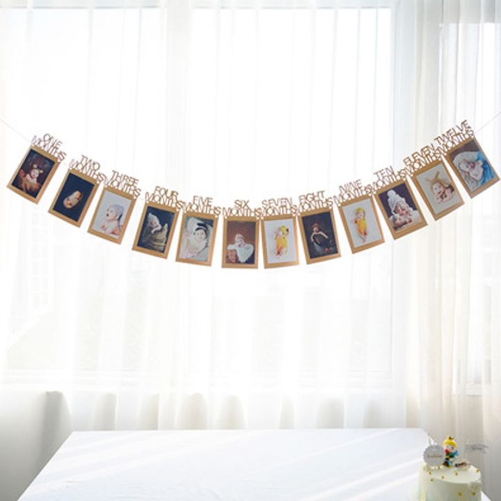 creative-photo-wall-hanging-baby-shower-birthday-party-layout-bunting-photo-background-wall-layout-hanging-flag